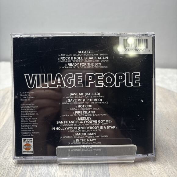 Village People – Live and Sleazy CD – Disco / YMCA Era - Picture 2 of 5